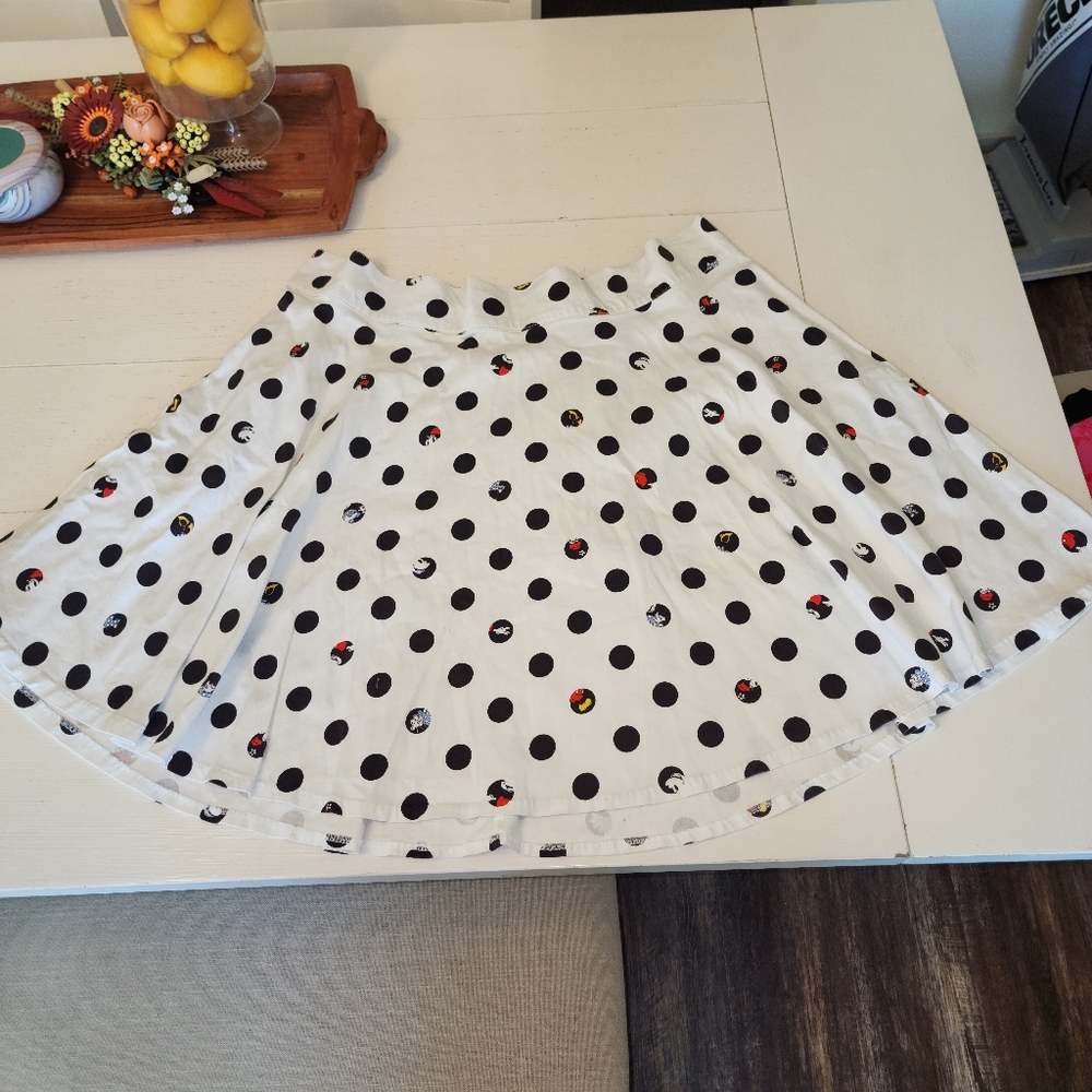 Minnie Mouse Skirt By Loungefly